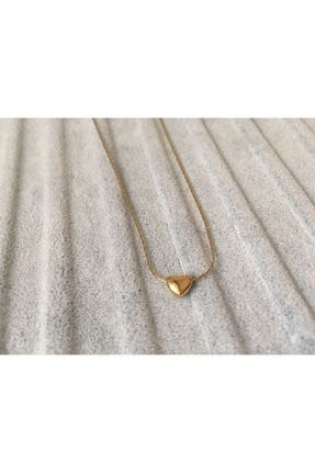 گردنبند استیل ( فولاد ) طلائی استیل (فولاد) Çelik - کد 903634283