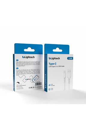 کابل شارژر سفید lightech - کد 896992704