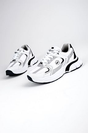کفش اسنیکر سفید زنانه بند دار LAL SHOES & BAGS - کد 829981602