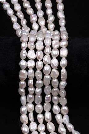گردنبند جواهر رنگی زنانه سنگ طبیعی Alibaba Doğaltaş - کد 903734600