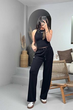 شلوار کرمگن مشکی زنانه رگولار Sohotique By P - کد 903735351
