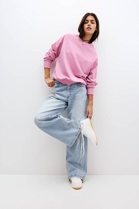 کفش اسنیکر سفید زنانه چرم اصل Pull & Bear - کد 903741488