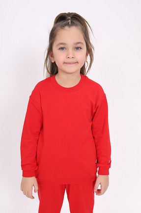 سوئیشرت قرمز بچه گانه چاپی Toontoy - کد 833508118