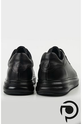 کفش کژوال مشکی مردانه چرم خالص paulla shoes - کد 903742254