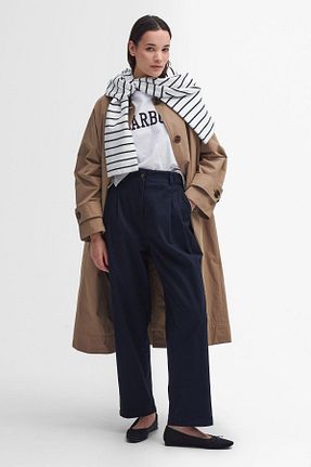 شلوار سرمه ای زنانه فاق نرمال Barbour - کد 904925361