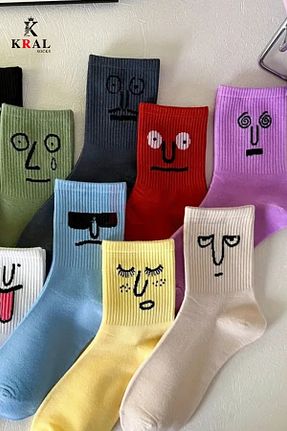جوراب رنگی زنانه مودال - پنبه KRAL SOCKS - کد 903754636