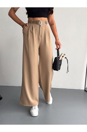 شلوار حجاب بژ زنانه پنبه پلی استر Winmoda34 - کد 903759574
