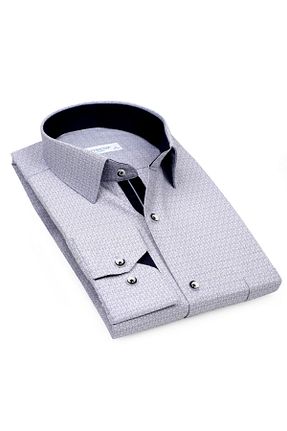 پیراهن سرمه ای مردانه Relaxed Fitmens - کد 311741259
