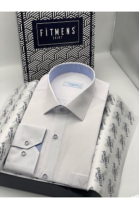 پیراهن سفید مردانه Relaxed Fitmens - کد 308459733