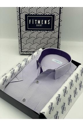 پیراهن بنفش مردانه Relaxed Fitmens - کد 730655271