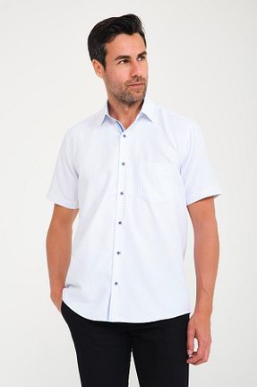 پیراهن سفید مردانه رگولار Fitmens - کد 303905756