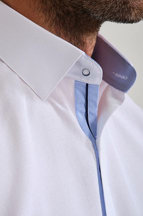 پیراهن سفید مردانه Relaxed Fitmens - کد 303750635