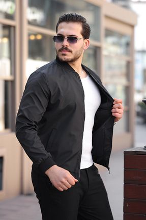 کاپشن مشکی مردانه اسلیم فیت ByTrend - کد 903800998