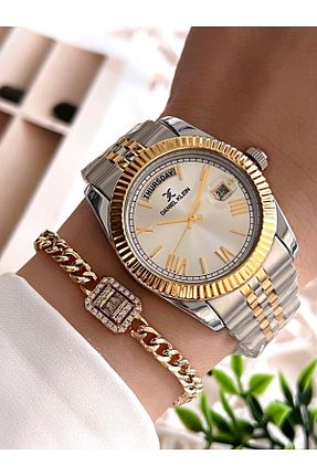 ساعت مچی زرد زنانه 31-35 میلی متر Daniel Klein - کد 871048756