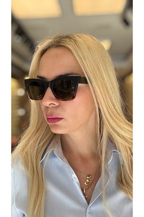 عینک آفتابی رنگی زنانه 50 BLACK - کد 903799124