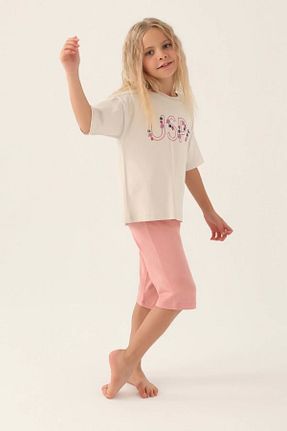 شلوارک و برمودا بژ بچه گانه پنبه ای U.S. Polo Assn. - کد 832568321