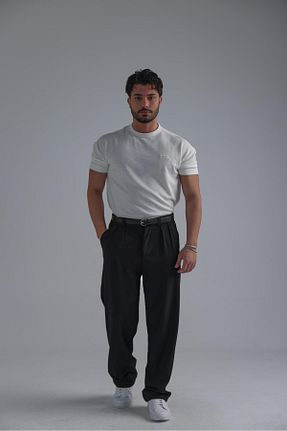 تیشرت سفید مردانه گشاد OUTFİT MAN - کد 903807282