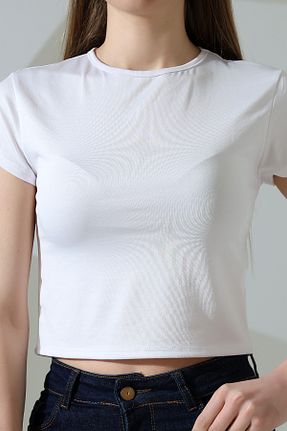 تیشرت سفید زنانه اورسایز Endies - کد 903814676