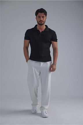 تیشرت مشکی مردانه گشاد OUTFİT MAN - کد 903807312