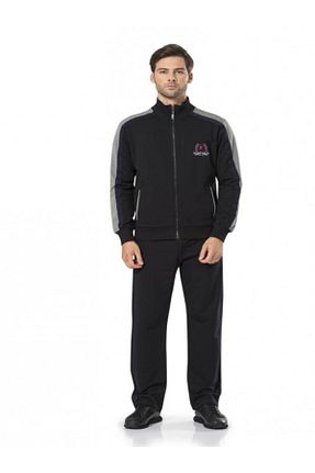 ست کرمکن اسپرت مشکی مردانه پنبه ای Pierre Cardin - کد 904974643