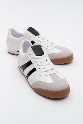 کفش اسنیکر سفید زنانه بند دار luvishoes - کد 903815170