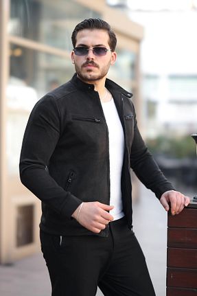 کاپشن مشکی مردانه اسلیم فیت ByTrend - کد 686968808