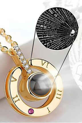 گردنبند استیل ( فولاد ) طلائی زنانه استیل ضد زنگ Takı Dükkanı - کد 822952371