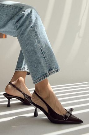 کفش پاشنه بلند کلاسیک رنگی زنانه چرم لاکی nope21shoess - کد 903749458