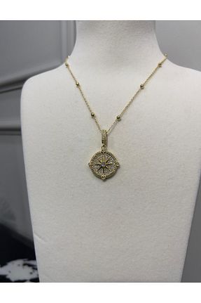 گردنبند استیل ( فولاد ) زرد زنانه استیل (فولاد) Store - کد 903835723