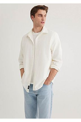 پیراهن نباتی مردانه یقه پیراهنی Mavi - کد 893844605
