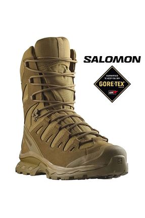 بوت برفی بژ مردانه چرم خالص Salomon - کد 904597002