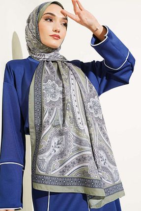 شال سبز زنانه پنبه ای Helyabutik - کد 903879024