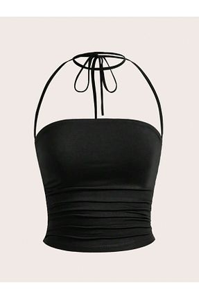 بلوز مشکی زنانه ساده WEEST MODA - کد 903878676