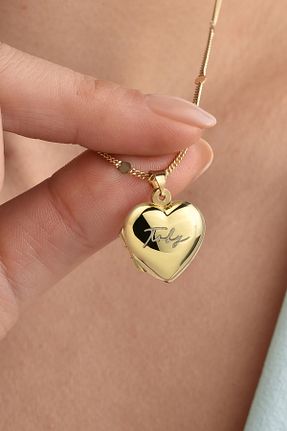 گردنبند نقره طلائی زنانه 925 عیار Nox Jewelry - کد 890529169