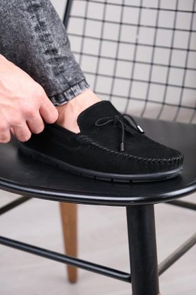 کفش کژوال مشکی مردانه چرم خالص Taşpınar Ayakkabı - کد 903884457