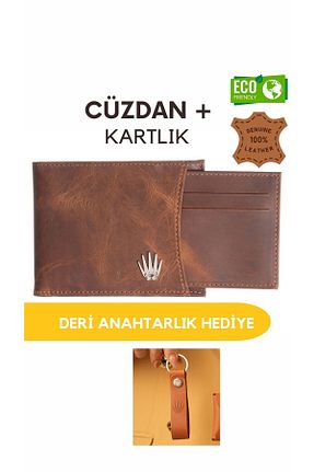 کیف پول قهوه ای زنانه سایز متوسط WATCHOFROYAL - کد 36465233