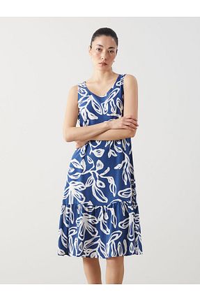 لباس آبی زنانه بافتنی LC Waikiki - کد 904776372