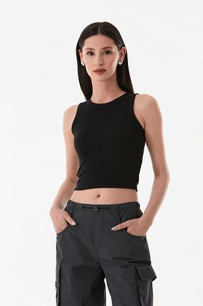 بادی مشکی زنانه یقه هالتر Fullamoda - کد 903970342