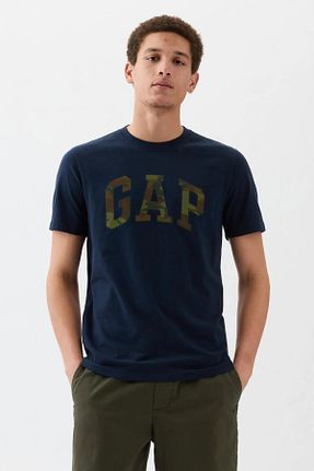 تیشرت سرمه ای مردانه رگولار GAP - کد 36317483