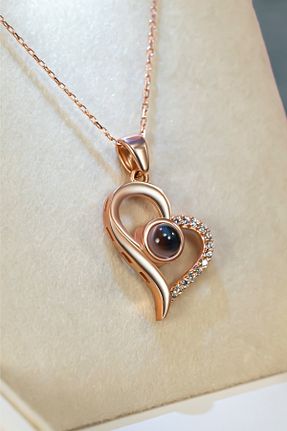 گردنبند نقره نارنجی زنانه 925 عیار OSMANLI GÜMÜŞ - کد 48339888