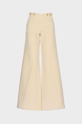شلوار جین نباتی زنانه پاچه زیپ دار CROSS JEANS - کد 903984691