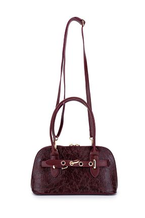 کیف دستی زرشکی زنانه ابعاد کوچک minebag - کد 884854410