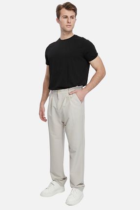 شلوار جین طوسی مردانه پاچه دوبل CEDY DENIM - کد 835479157