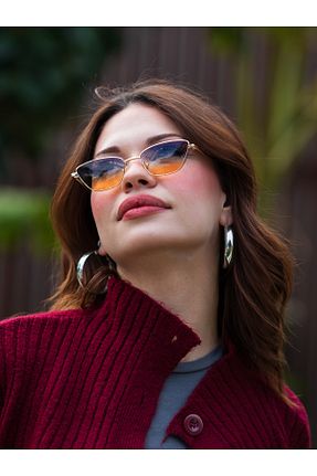 عینک آفتابی زرد زنانه 50 Angel Eyes - کد 888152016