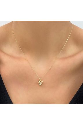 گردنبند طلا زرد زنانه 14 عیار byBurak GOLD - کد 804562110