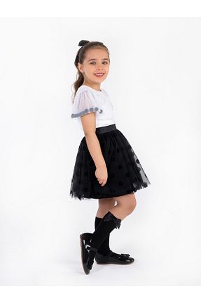 دامن مشکی بچه گانه ساده Civil Girls - کد 905834779