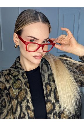 عینک محافظ نور آبی قرمز زنانه 45 anyway - کد 905079890