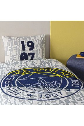 پیکه و ست پیکه تکنفره طوسی پنبه ای Fenerbahçe - کد 905261376