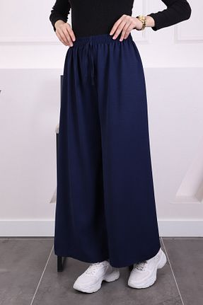 شلوار حجاب سرمه ای زنانه مخلوط پلی استر İmajButik - کد 904065846