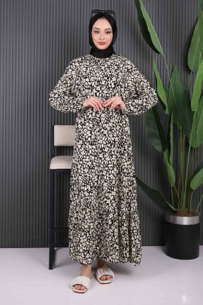 لباس حجاب بژ زنانه رگولار İmajButik - کد 904069284